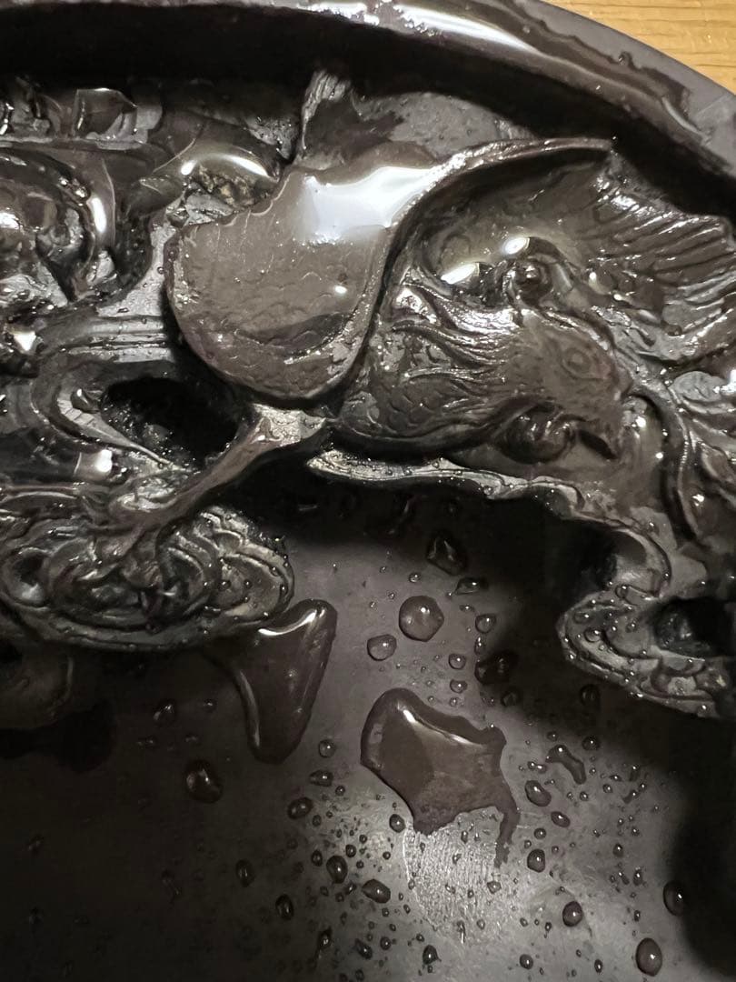 中国硯 大型 28 x 21.5 x 3.8 センチです