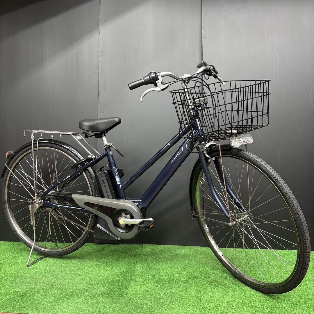 電動自転車 YAMAHA PAS CITY ネイビー　85