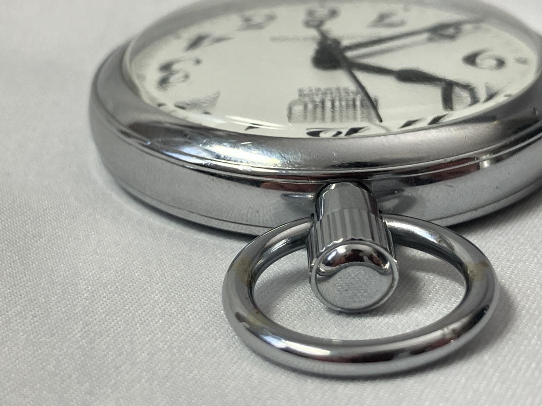 【稼働・美品】SEIKO セイコー プレシジョン　21石　手巻懐中時計