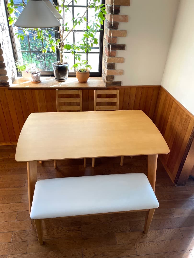 [長野県引取り限定]東京インテリア　ダイニングテーブルセット
