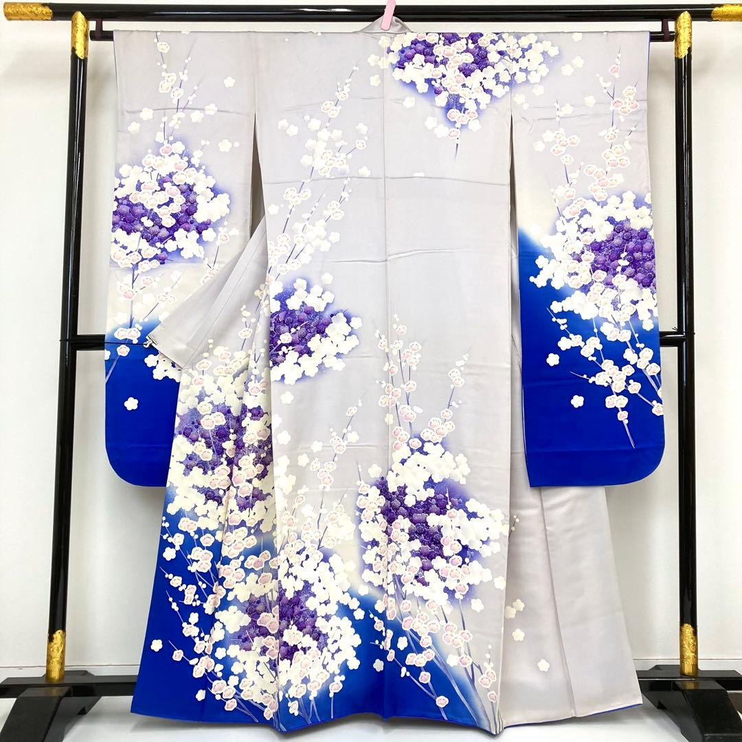 TAMA屋】全て正絹 全て振袖 三松 鶴 花柄 まとめ売り 5点 TM2560