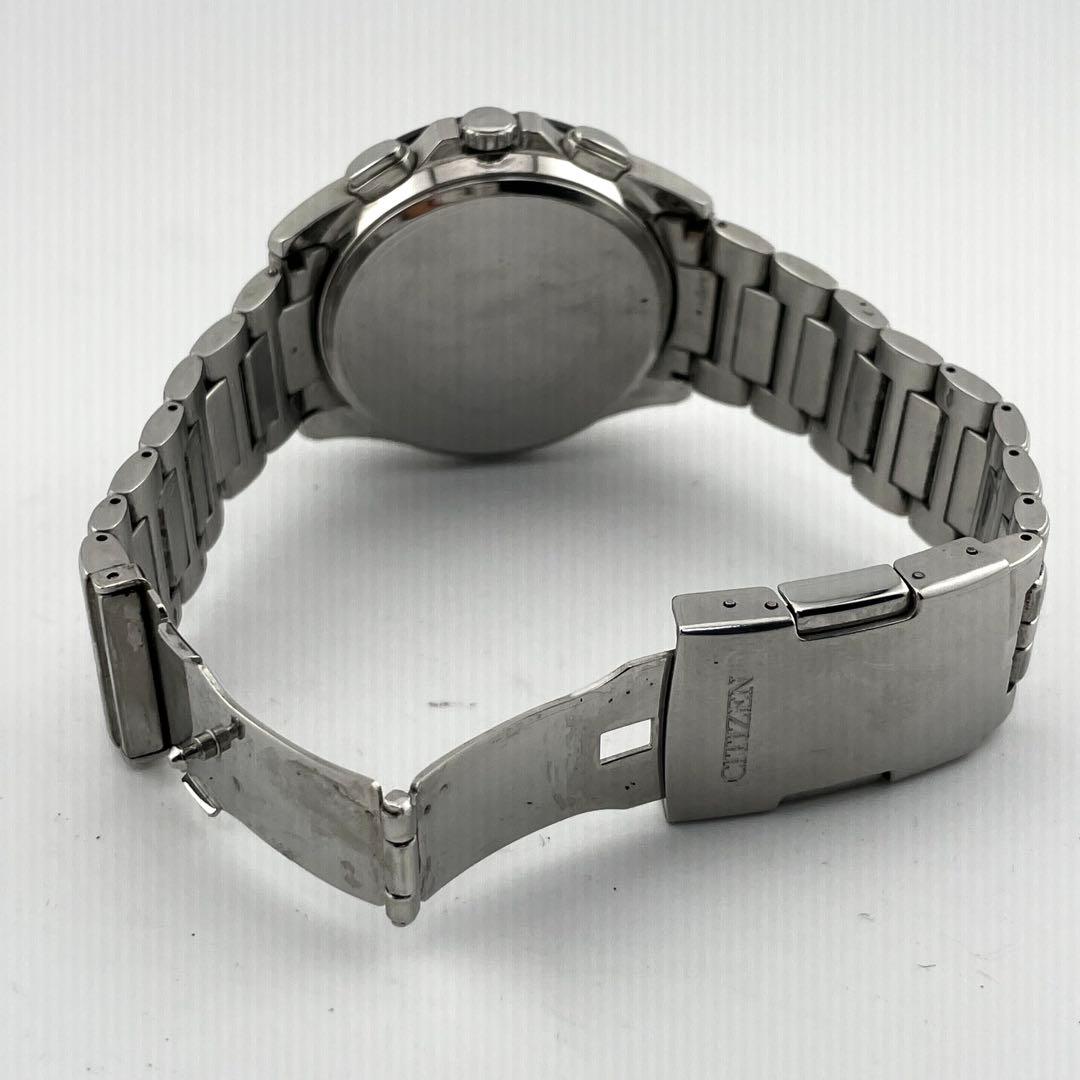 シチズン　エコドライブ　クロノグラフ　電波ソーラー　腕時計　動作未確認