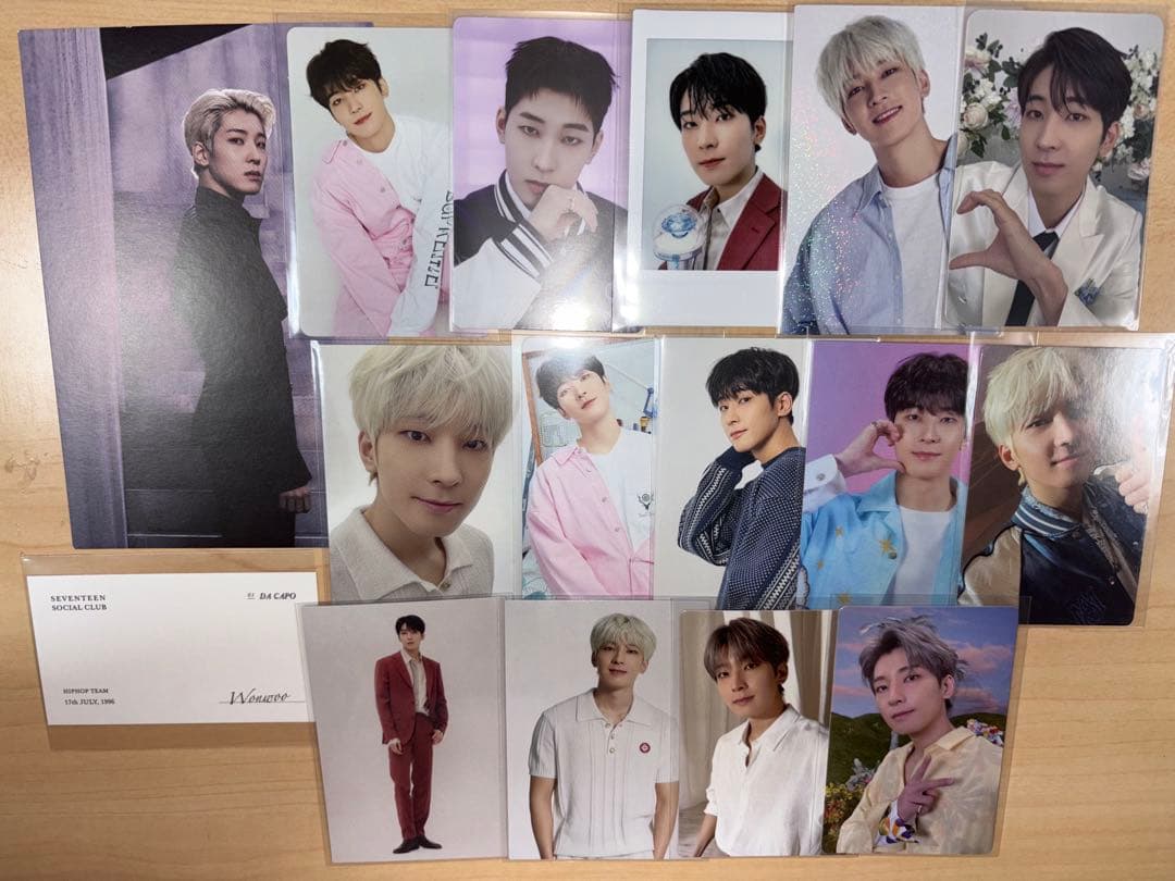 SEVENTEEN ウォヌ トレカ 15点セット - メルカリ