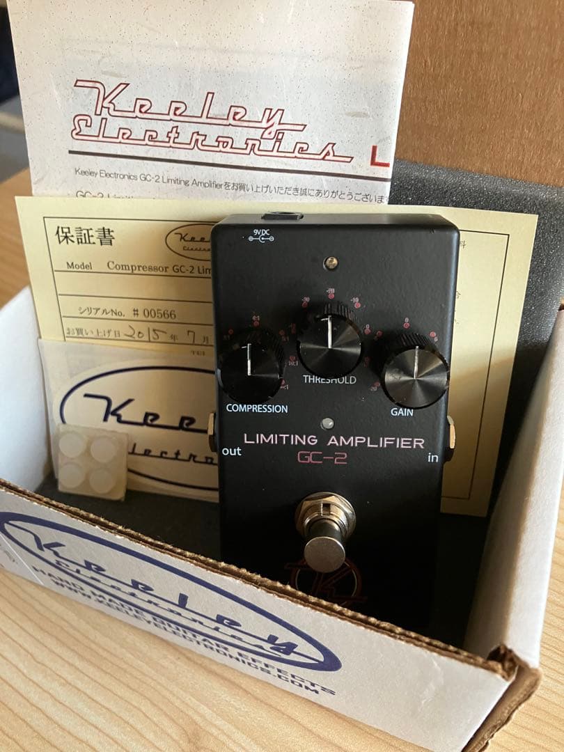 ギター Keeley GC-2 LIMITING AMPLIFIER Keeley GC-2 Limiting Amplifier - YouTube