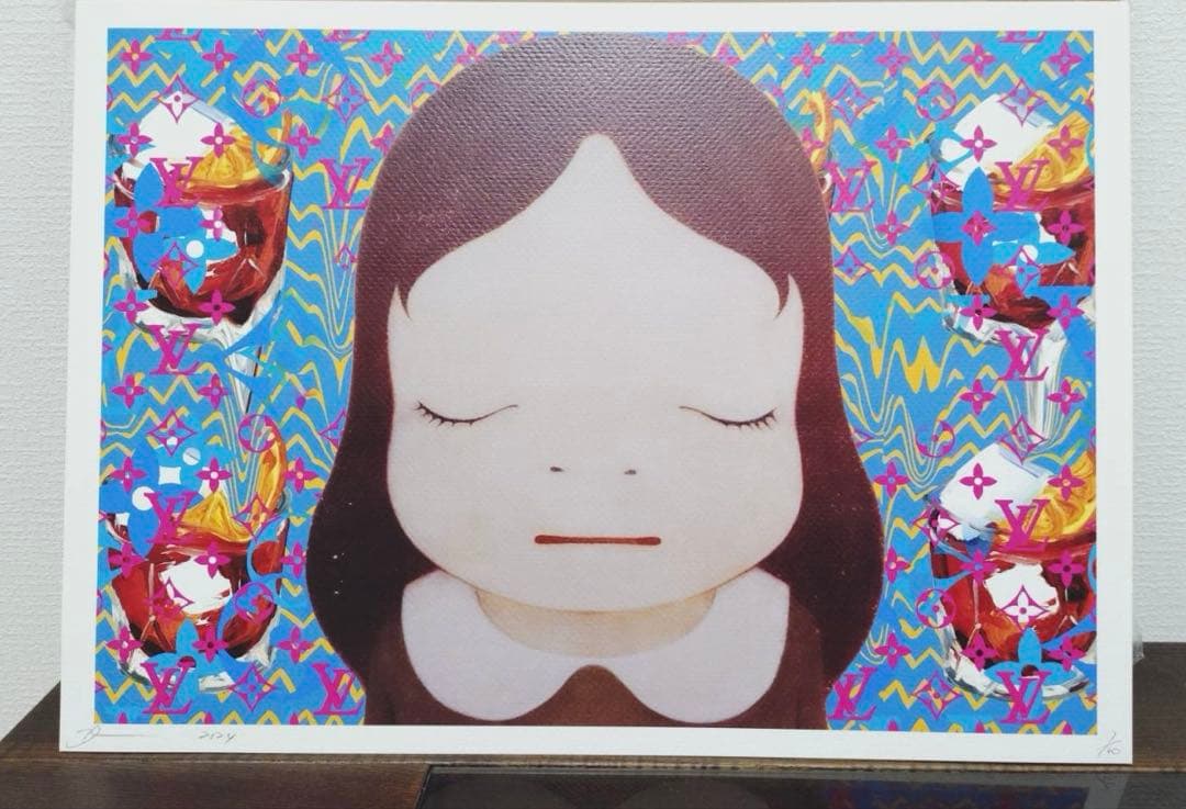 奈良美智 現代アート 完売品 ポスター シルクスクリーン