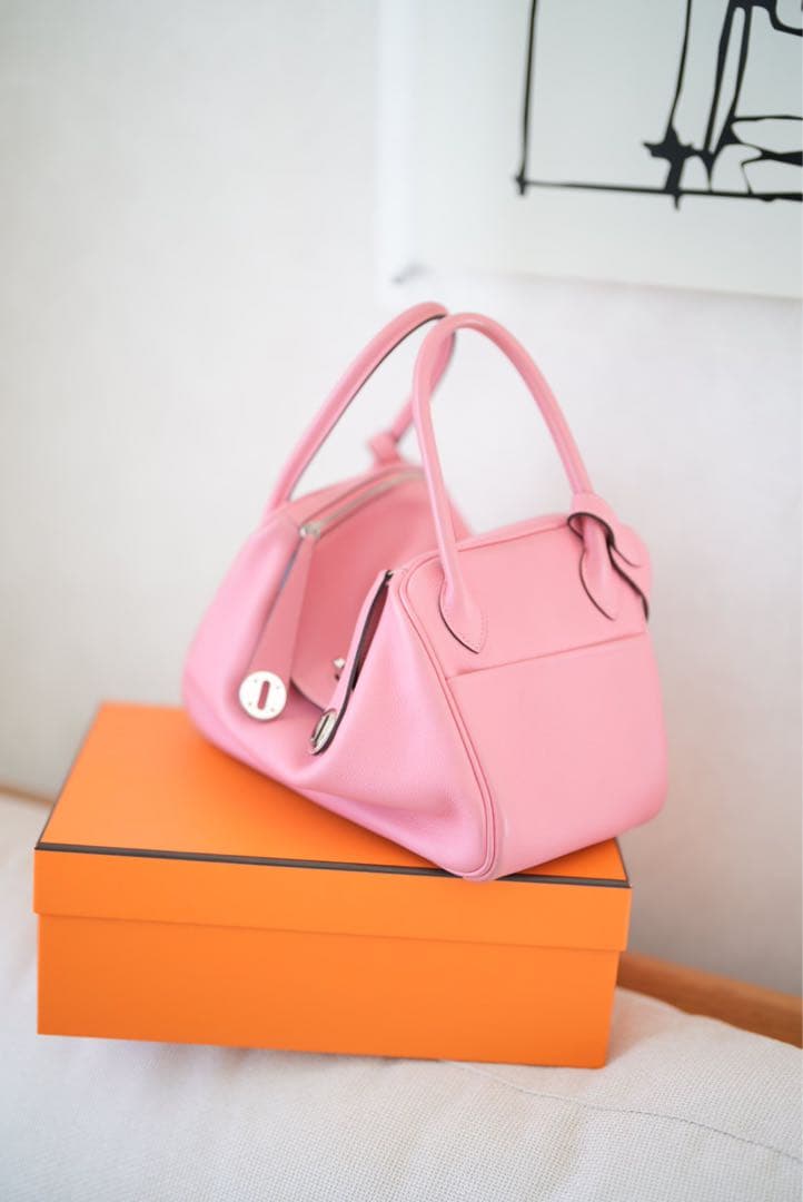 HERMES Lindy26 エルメス リンディ26 ローズアザレ