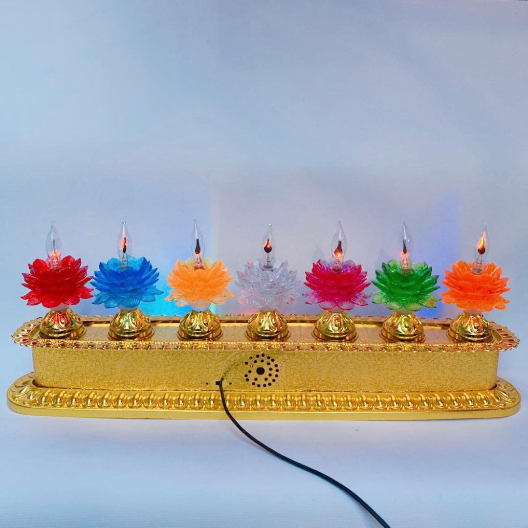 マニ車マシーン蓮 チベット密教 ロングタイプ - メルカリ