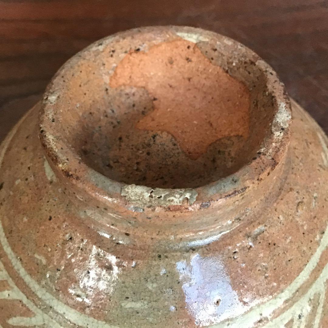 李朝花三嶋茶碗