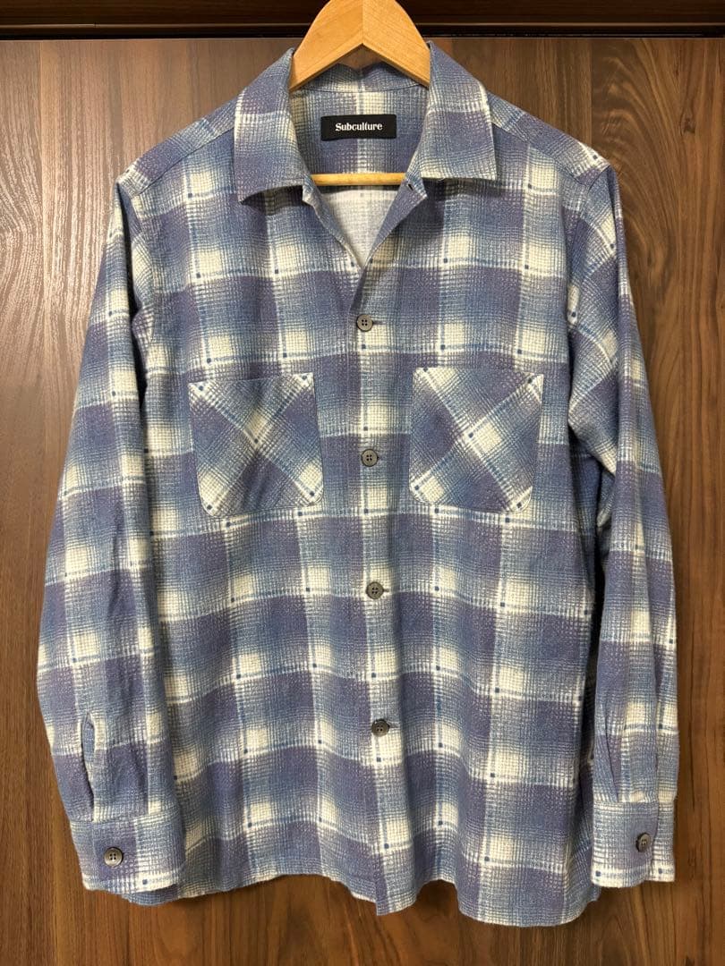 キムタク着用 木村拓哉 サブカルチャーsubcultureオンブレシャツ