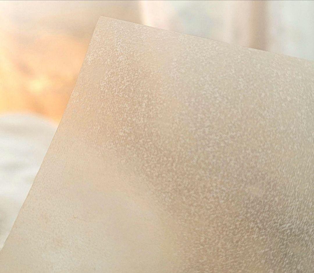 ヴィンテージ飴色のような焼けグラシン紙味紙ジャンクジャーナル素材　80枚×３+１