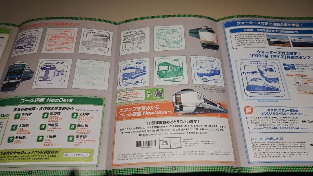 JR東日本スーパートレインスタンプラリー　フルコンプリートセット