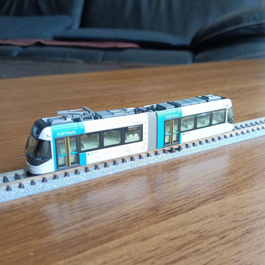 新品】富山ライトレールTLR0606(青) 模型・プラモデル
