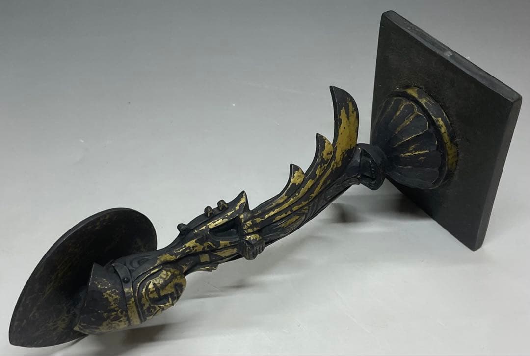 叩き彫 勢至菩薩像 寿造 木彫 b73 - メルカリ