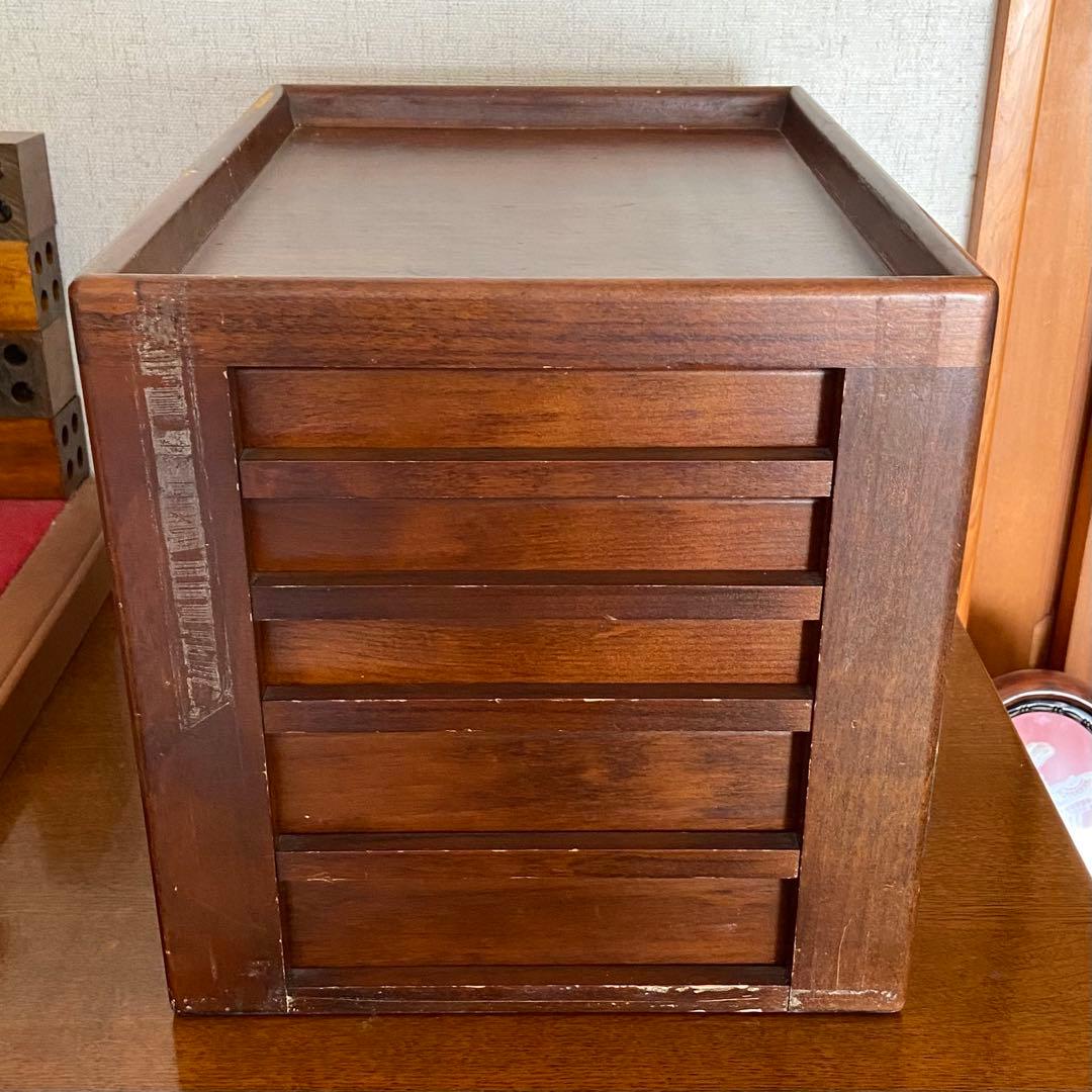 豊岡クラフト 文具シェルフL 木製 小物入れ 森林楽 昭和レトロの通販