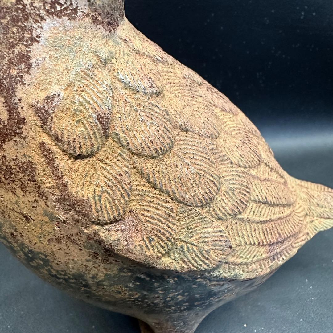 ♡※前Db1006 ヴィンテージ アイアンアヒル 置物 装飾品 2点セット