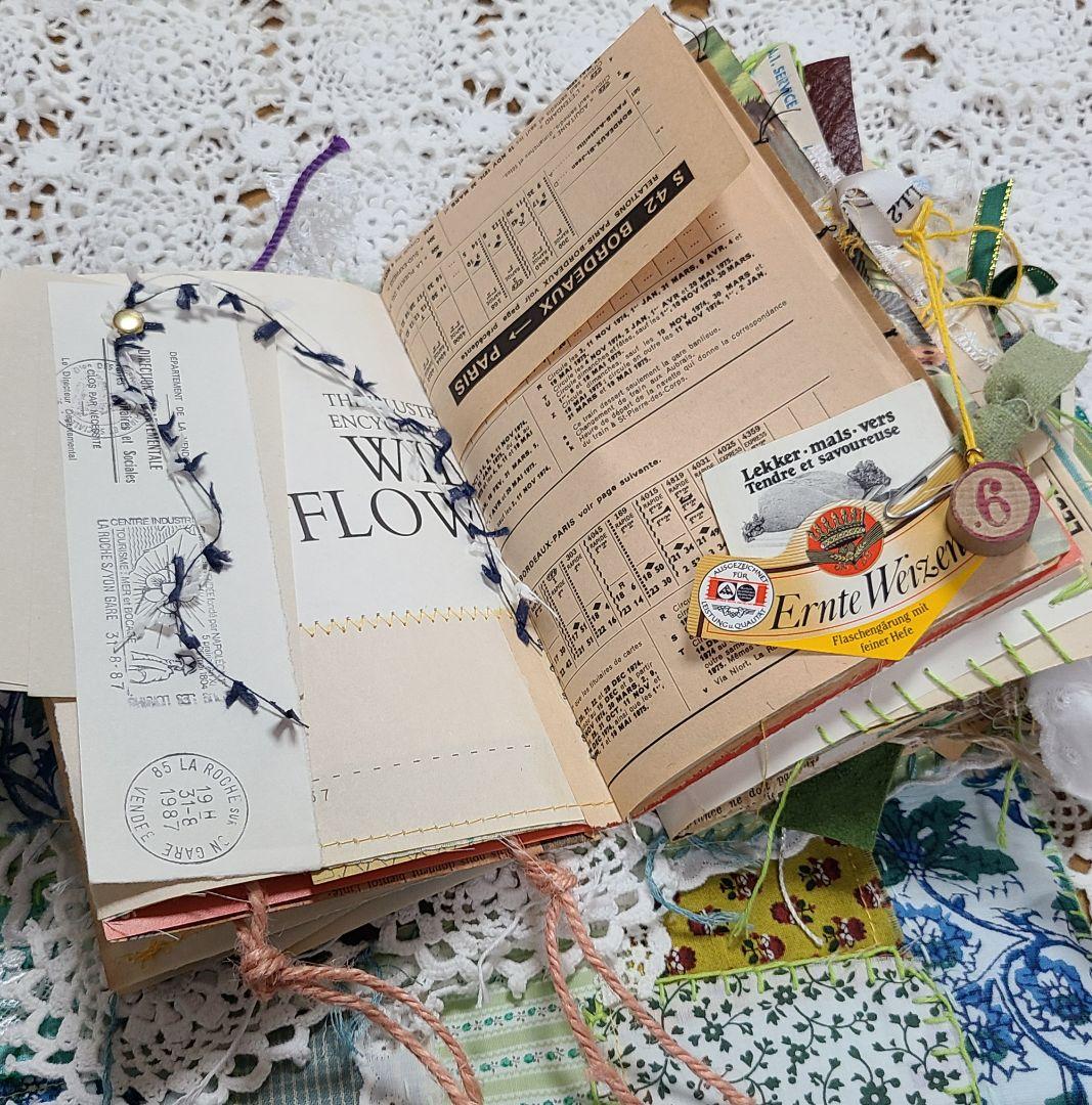 タズちゃん様　junkjournal　ジャンクジャーナル　パッチワーク