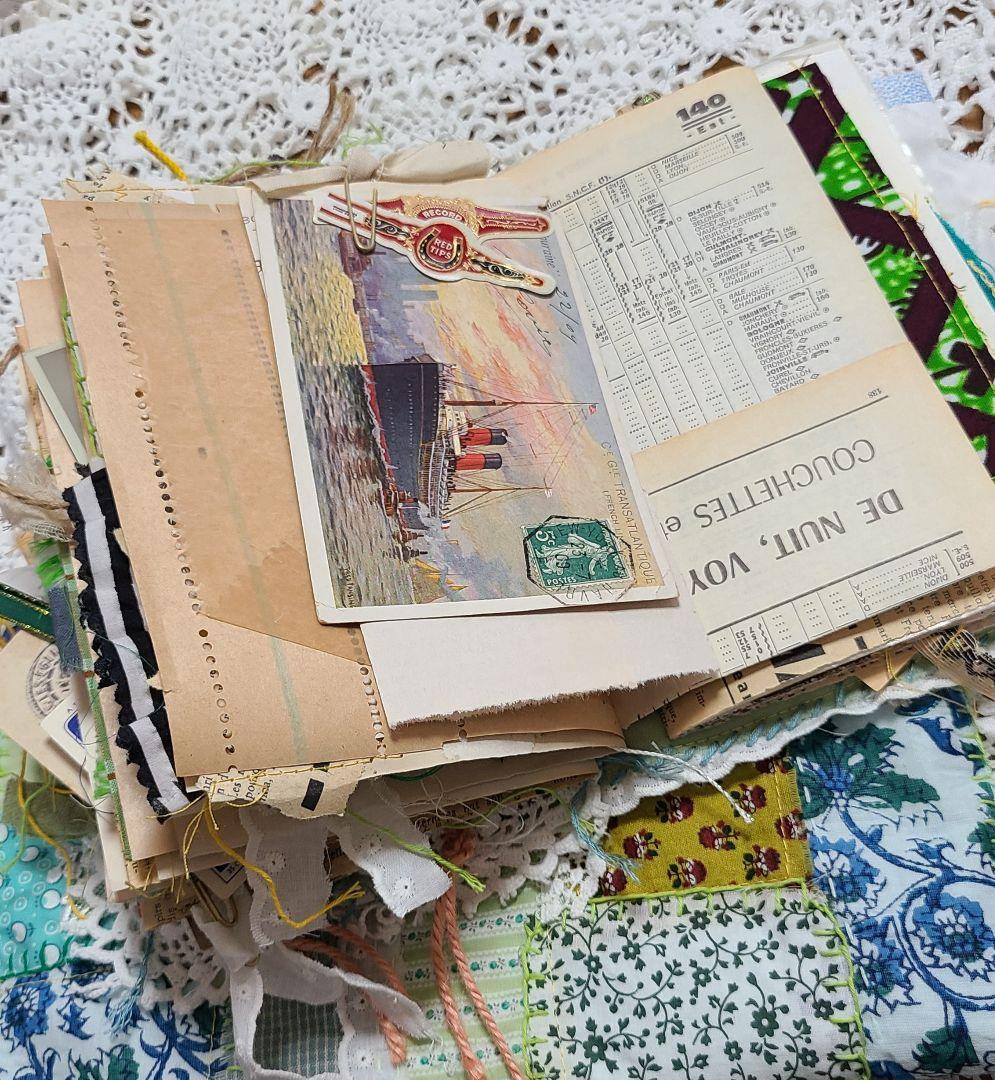 タズちゃん様　junkjournal　ジャンクジャーナル　パッチワーク