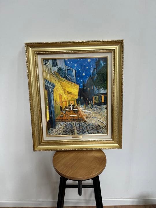 ゴッホ夜のカフェテラス ゴッホ 夜のカフェテラス ゴッホの立体複製画