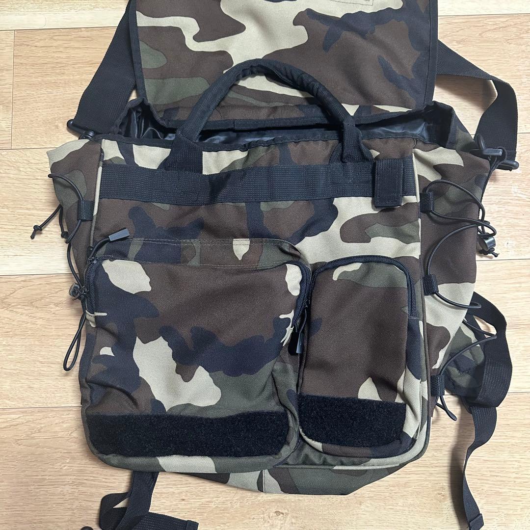 Technics テクニクス レコード バッグ 迷彩 カモ camo 3WAY