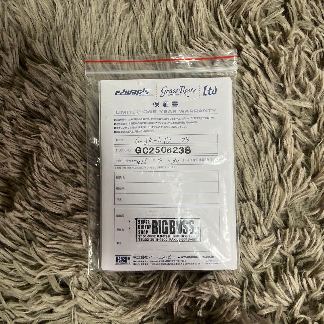 ギター GrassRoots G-JR-LTD Pelham Blue