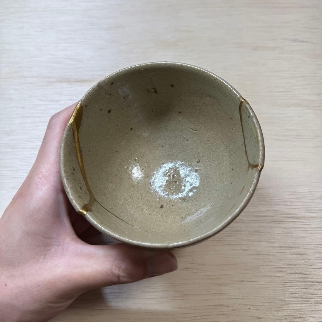 古唐津 無地唐津 茶碗 道園窯 桃山時代 江戸時代 金継ぎ 初期伊万里