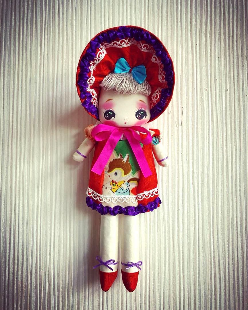 つきもとつきこの文化人形 ヘロヘロ人形 アンティーク着物 大正ロマン