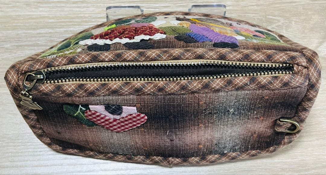 ★8700→8000★スーちゃん＆ビリーくん★ブラウン系＊ハンドメイド＊長財布＊