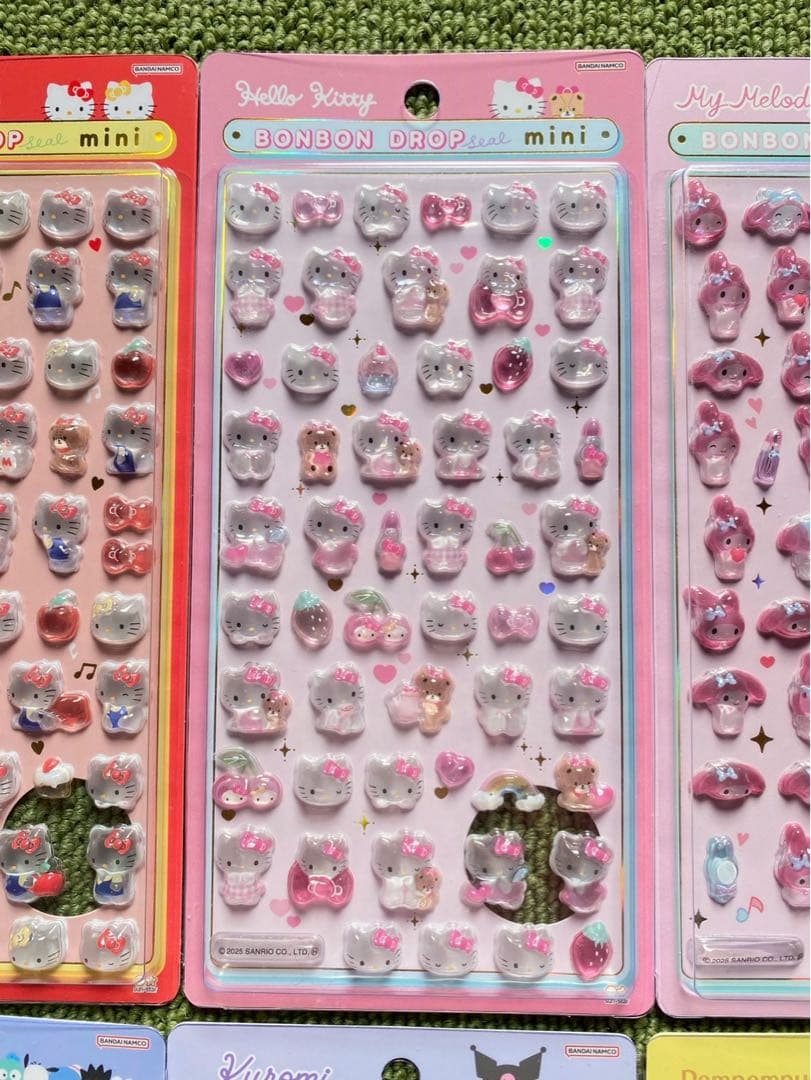 サンリオ ボンボンドロップミニシール 8枚セット