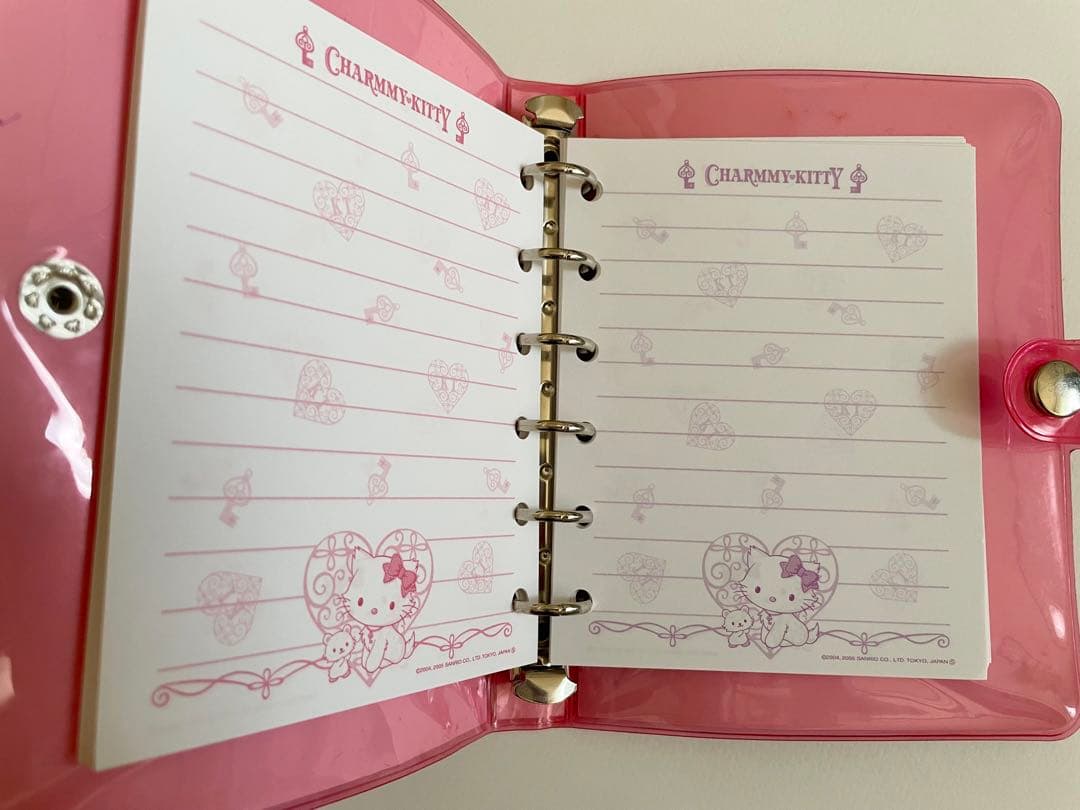 ハローキティ チャーミーキティ ノート システム手帳 - メルカリ