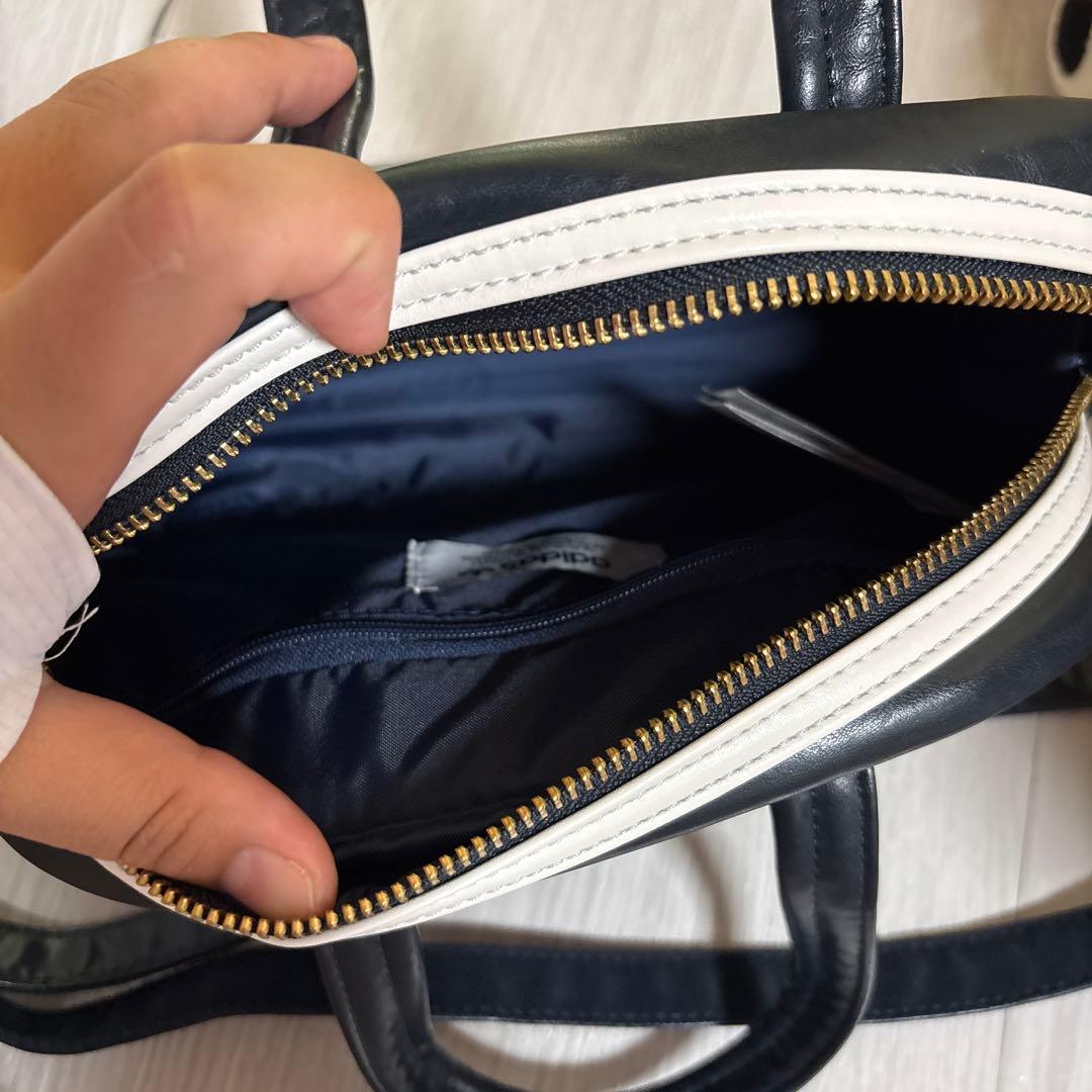 チ*場様 ミニ ボウリングバッグ アディダスオリジナルス ショルダーバッグ ボス