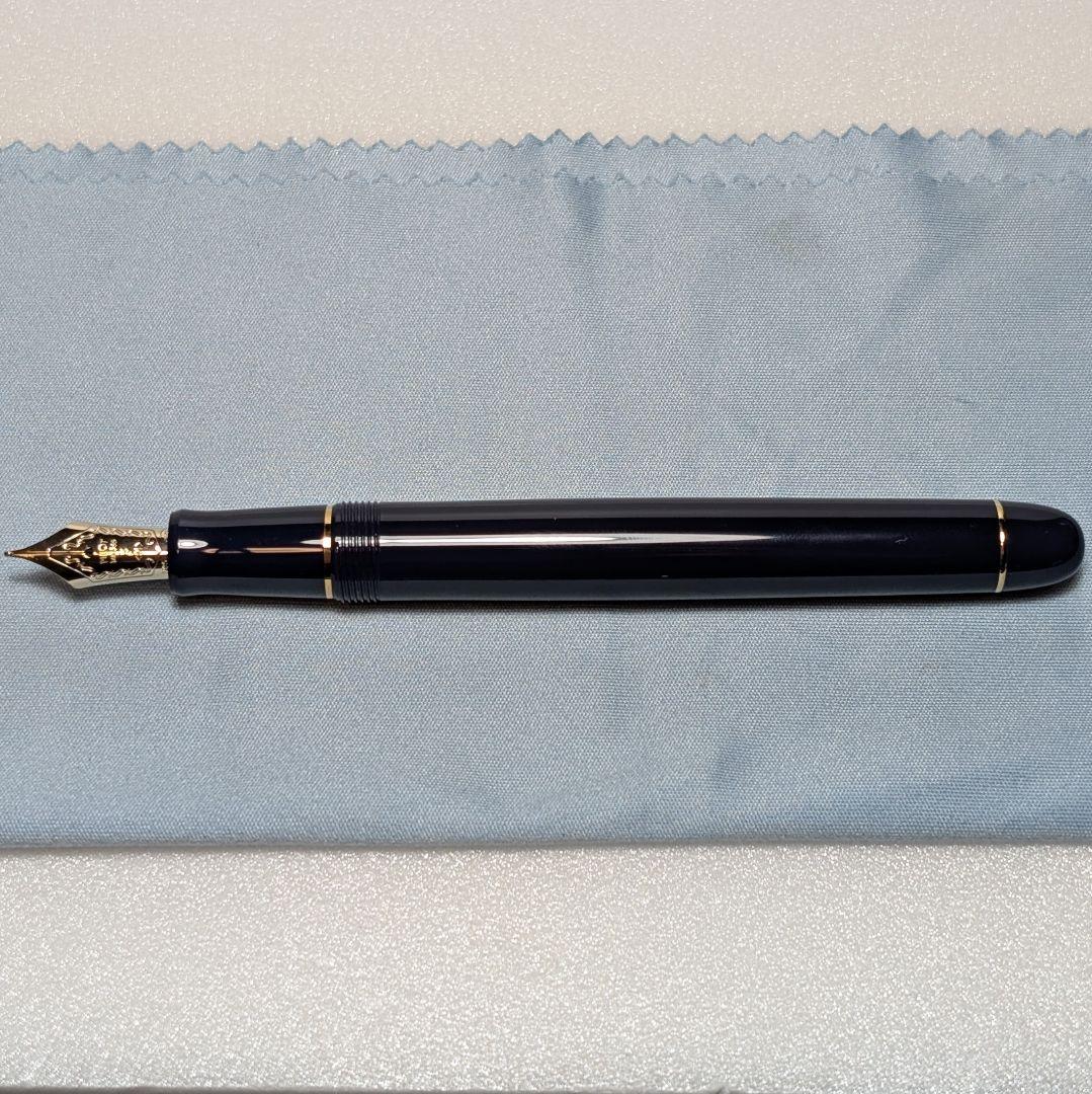 パイロット カスタム74 ダークブルー M 中字