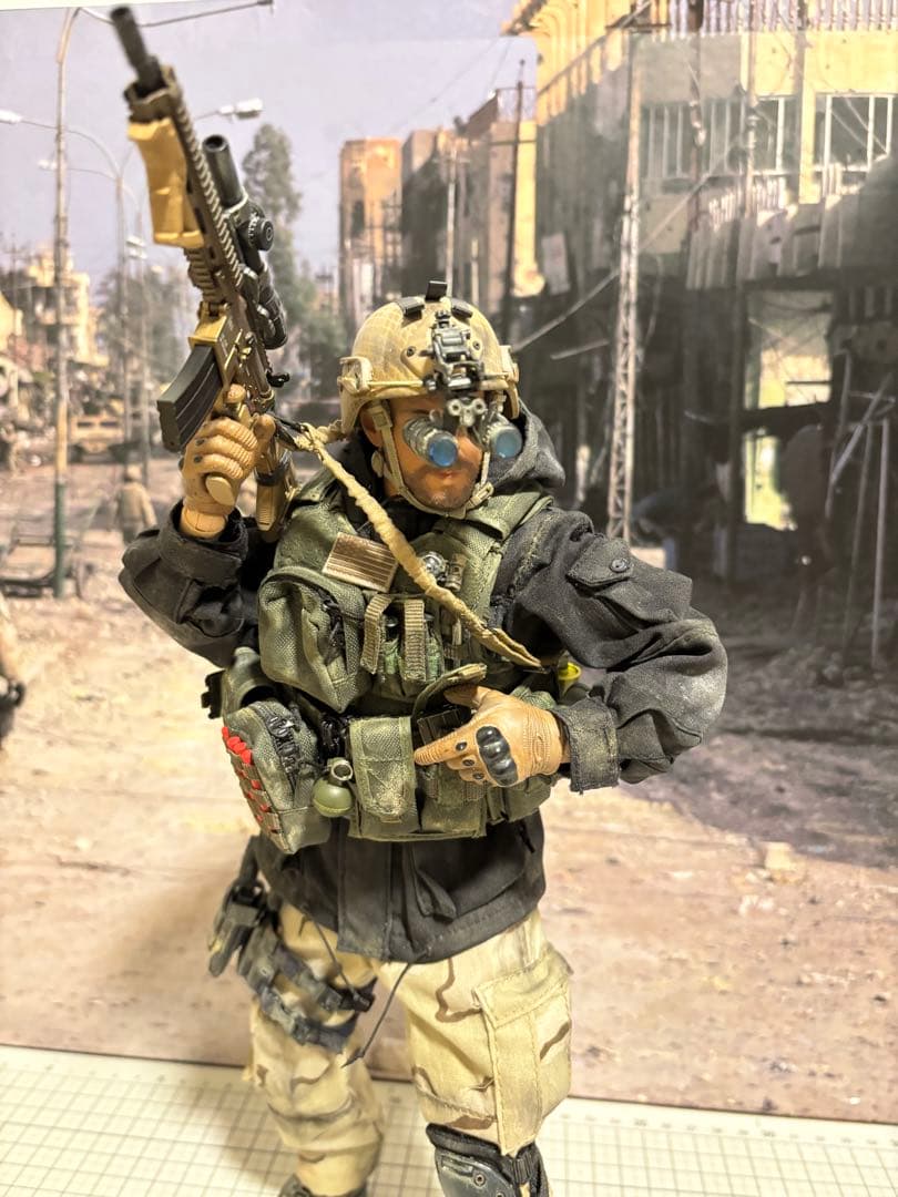 ミリタリーフィギュア damtoys 12インチ sfod カスタム