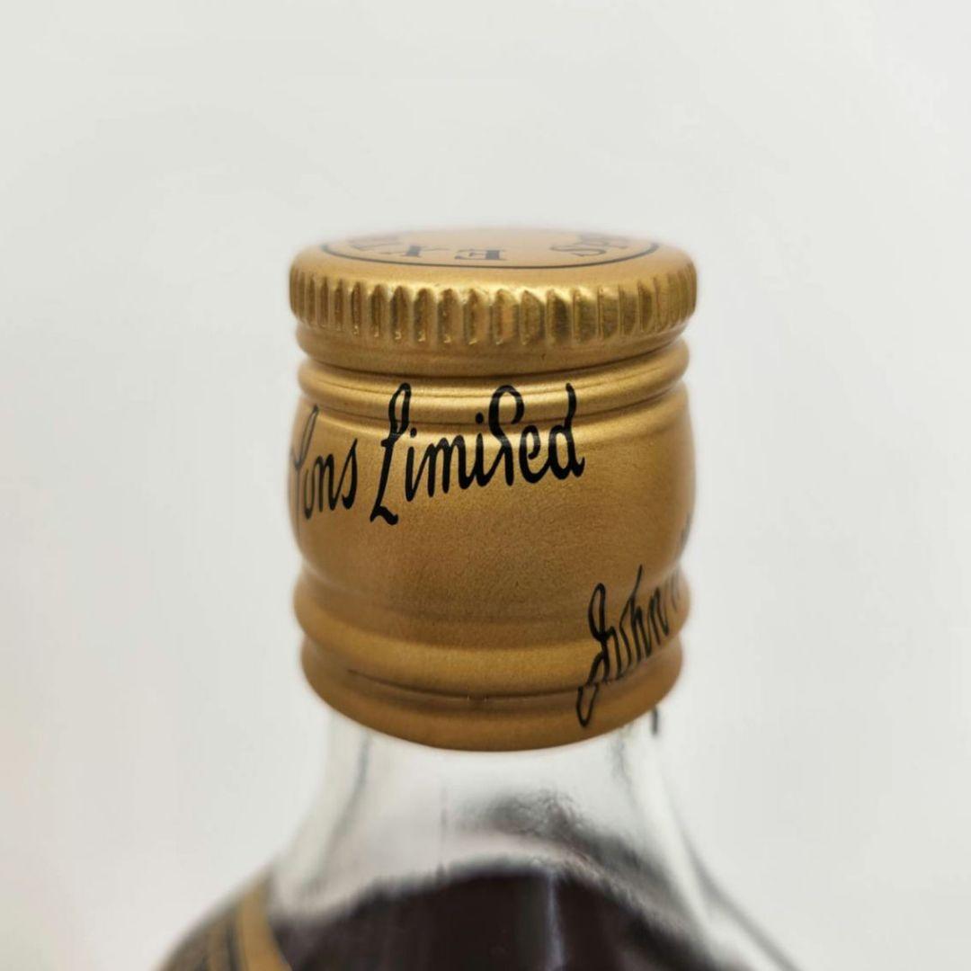 未開栓 ジョニーウォーカー ブラックラベル 特級 ジョニ黒 金キャップ