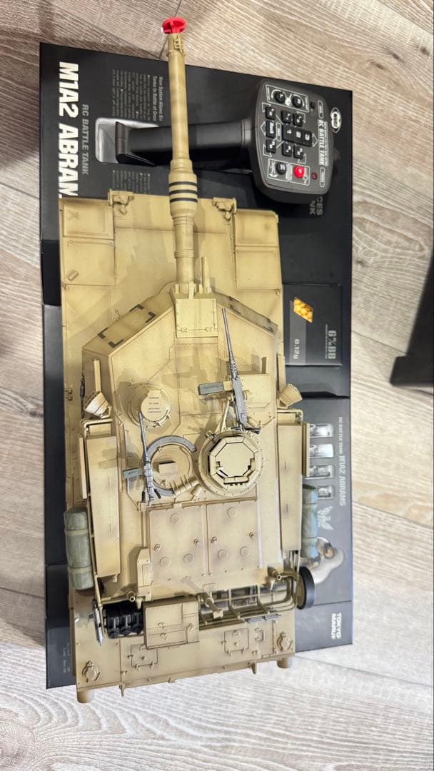 M1A2 ABRAMS RCバトルタンク + TIGER I ジャンク