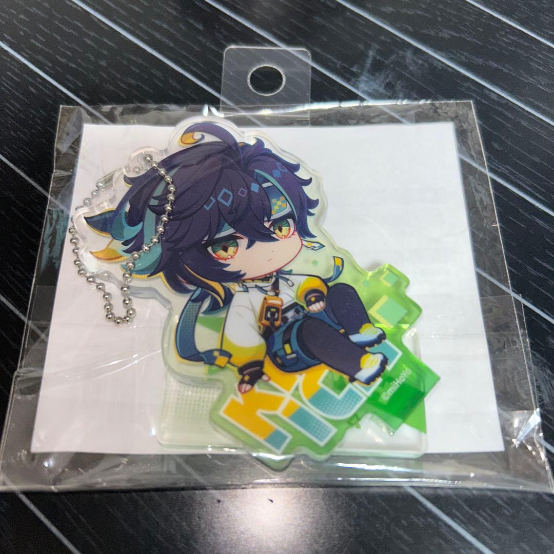 原神 HELLO CYCLINGコラボ アクリルスタンド キーホルダー キィニチ