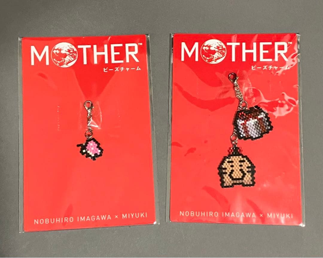 新品未使用☆ MOTHER2 ビーズチャーム どせいさん マジックバタフライ