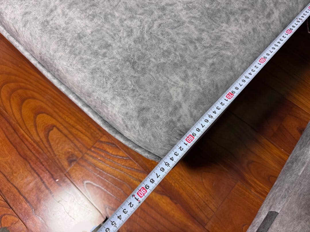 L字型ファブリックカウチソファセット