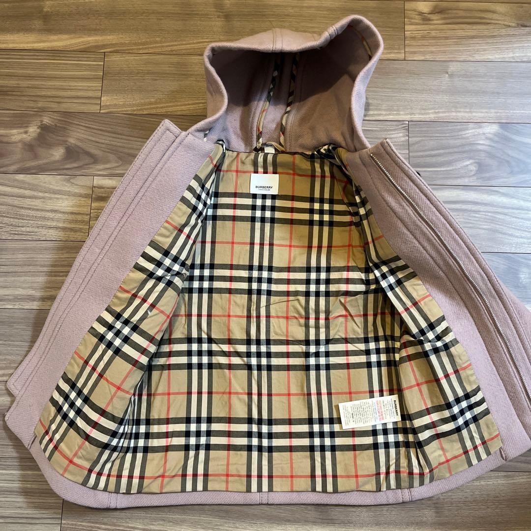 BURBERRY 星 ダッフルコート2Y92cm ノバチェック