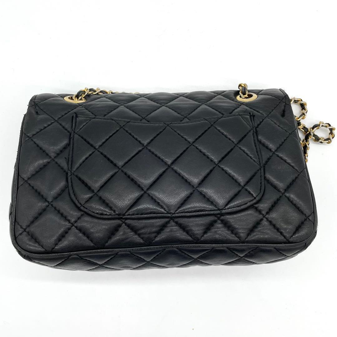 【美品】ジバンシー　ショルダーバッグ　ダブルチェーン　キルティング　レザー　黒