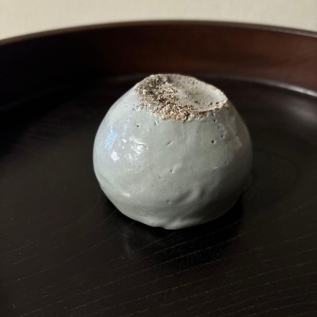 李朝白磁盃 酒器 骨董 アンティーク 古美術 ぐい呑み 検:白洲正子 秦