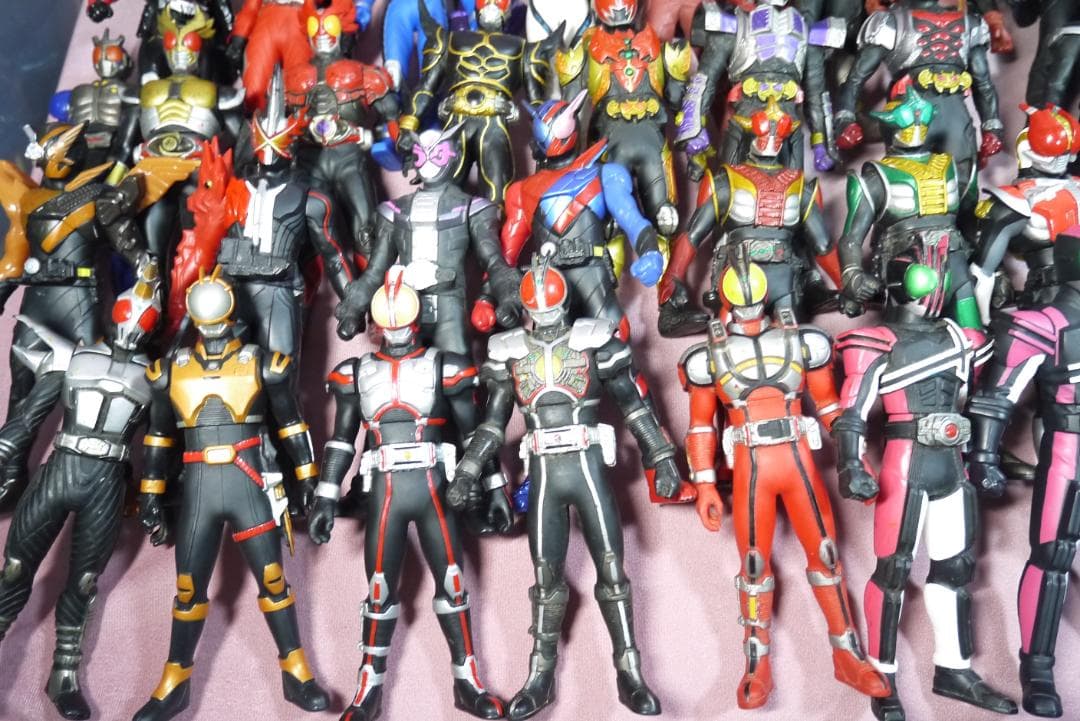 ライダーヒーローシリーズ　ビッグサイズソフビフィギュア　113体セット