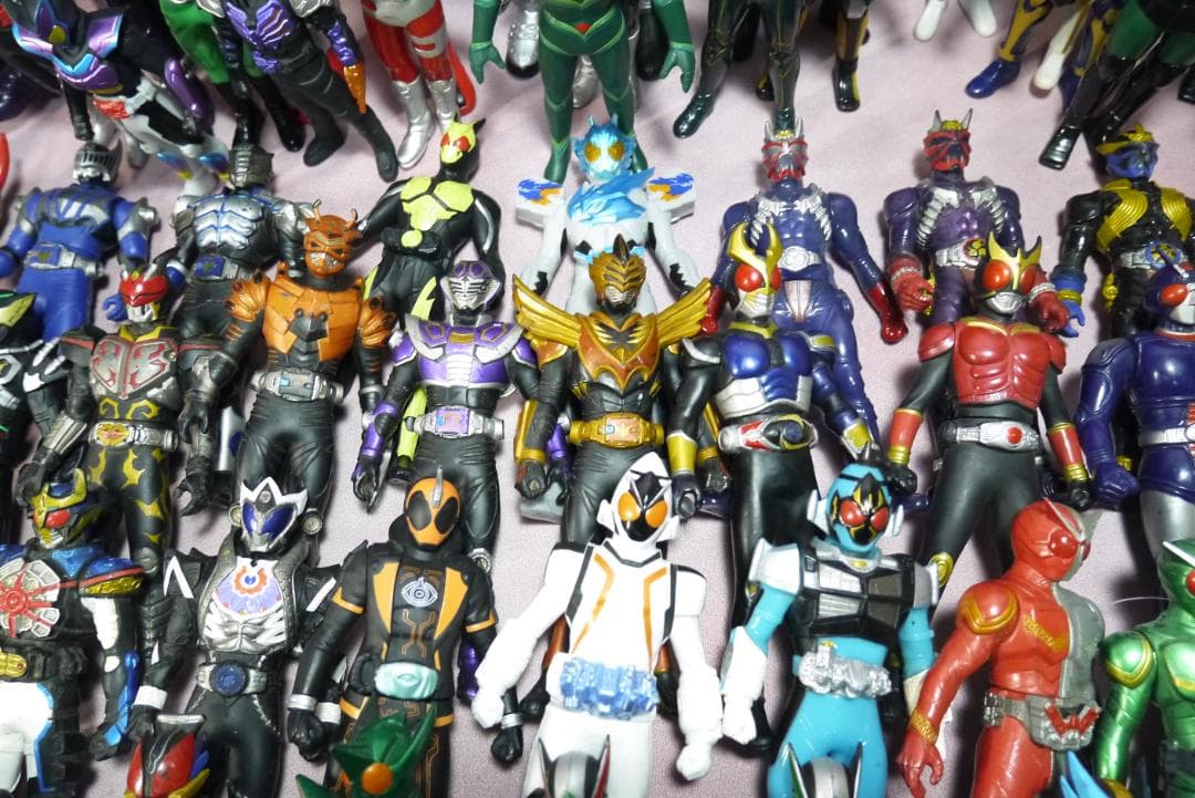 ライダーヒーローシリーズ　ビッグサイズソフビフィギュア　113体セット