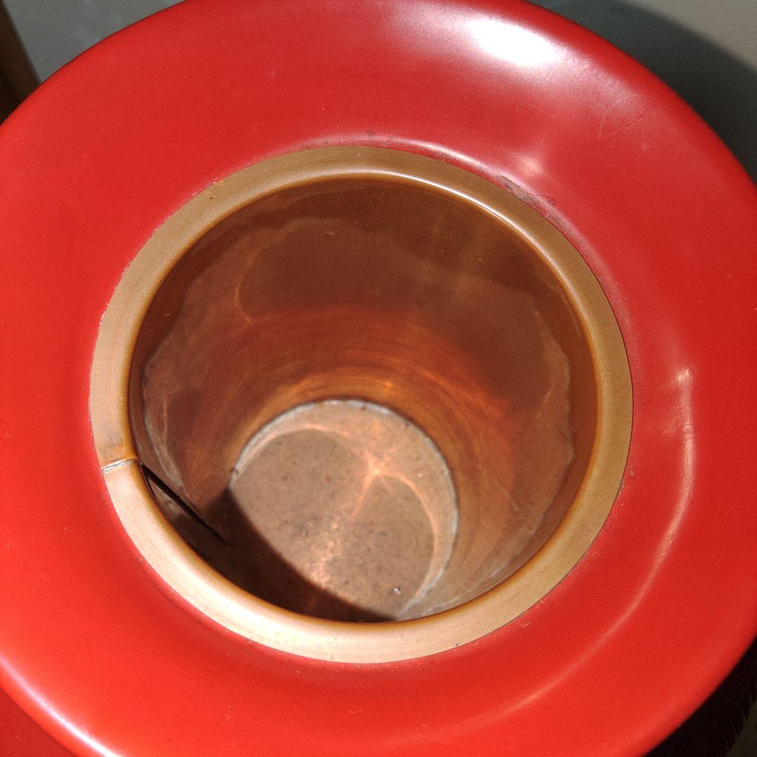 越後村上堆朱　山水図大花瓶　共箱付き