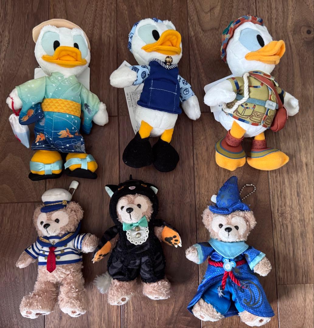 ドナルドぬいばセット ディズニーパルパルーザ ドナルド ぬいば コンプ