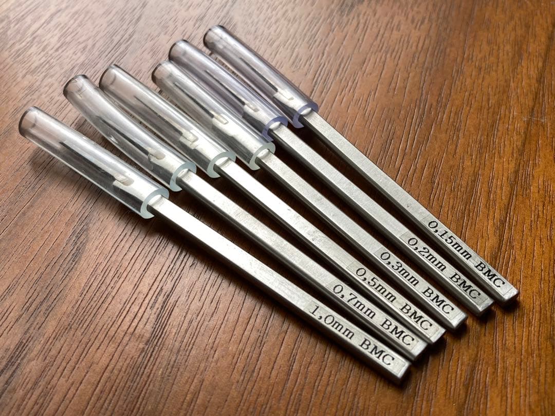 d*7様 スジボリ堂 BMCタガネ 6本セット