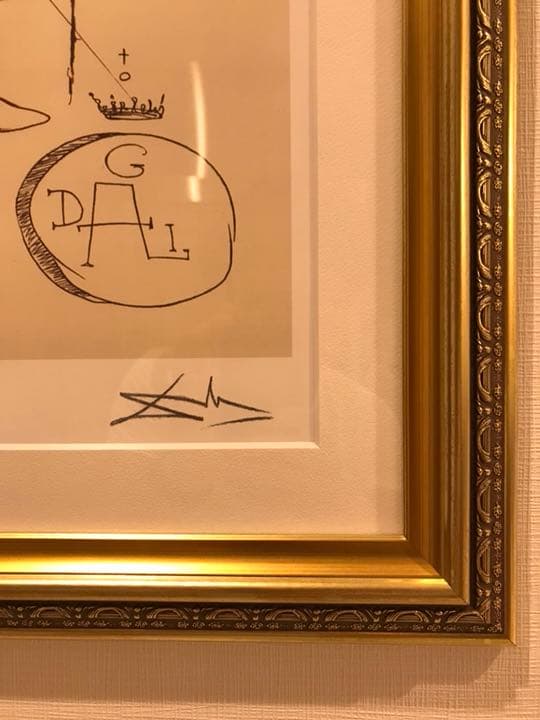 サルバドール・ダリ『騎士-シュバリエ-』証明書付き リトグラフ ダンボール梱包可