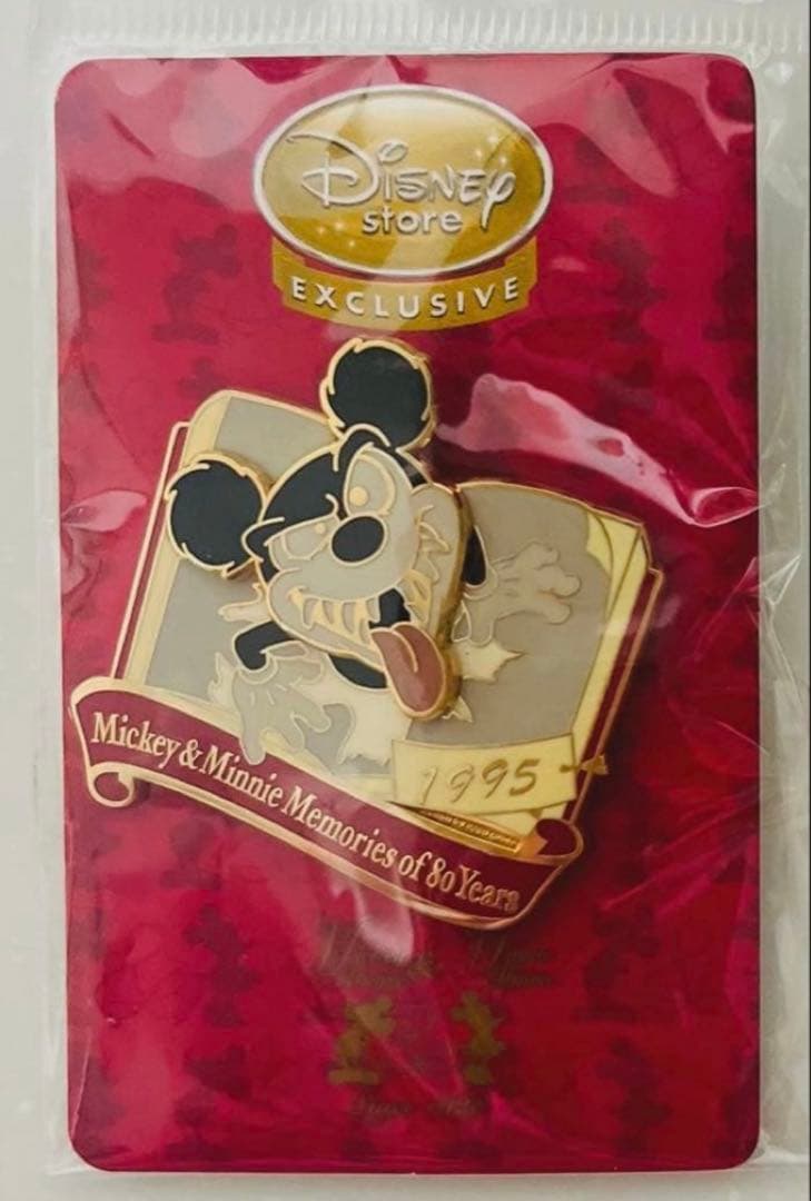 【新品】ディズニー　生誕80周年記念　ミッキー　ミニー　ピンバッジ　5個セット