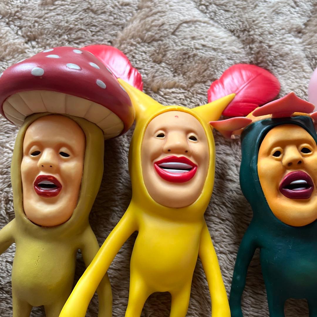 こびとづかん 有頂天フィギュア リアルソフビ 4体セット バラ売り不可