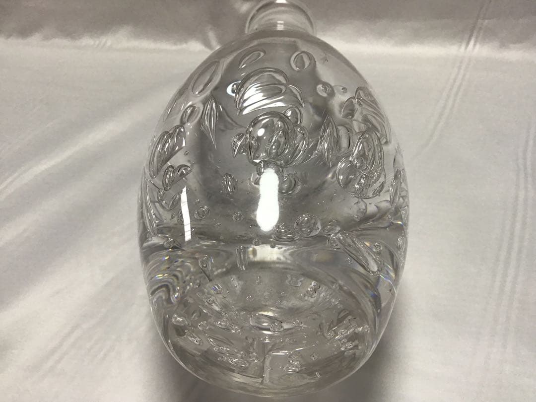 カガミクリスタル 各務満 花瓶 鮎 - メルカリ