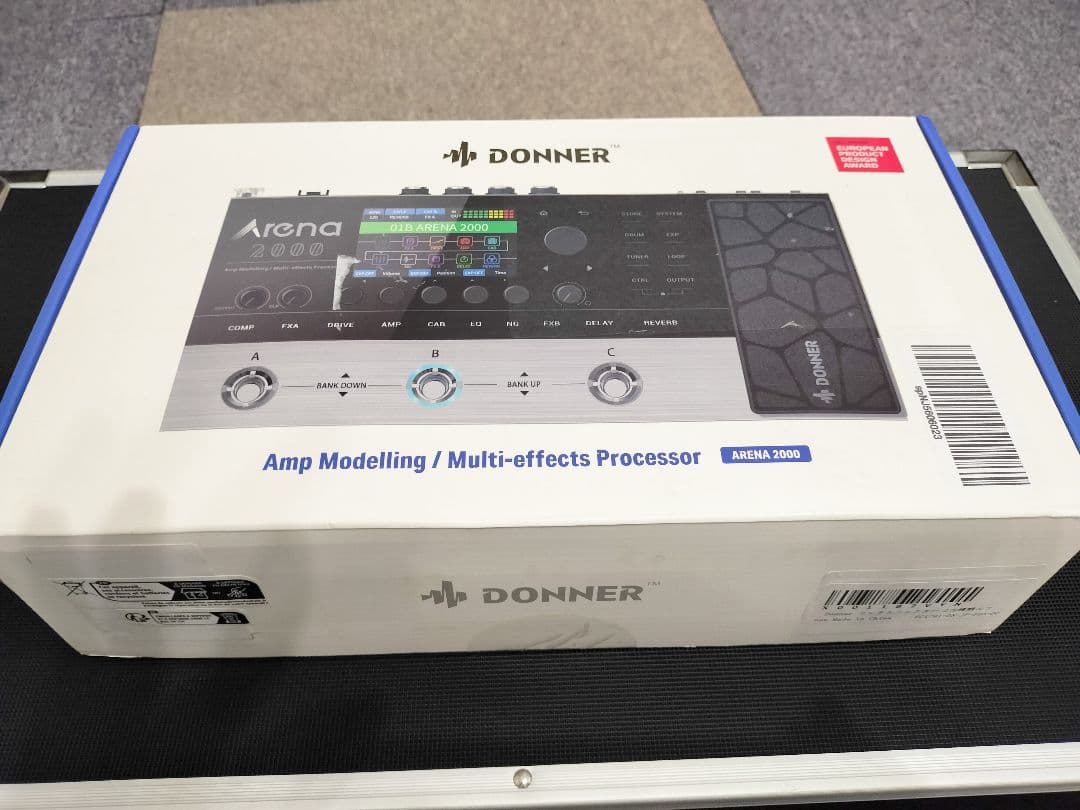 DONNER Arena 2000 マルチエフェクトプロセッサー Arena 2000 Multi-Effect Guitar Pedal AMP Modeling Processor Donner